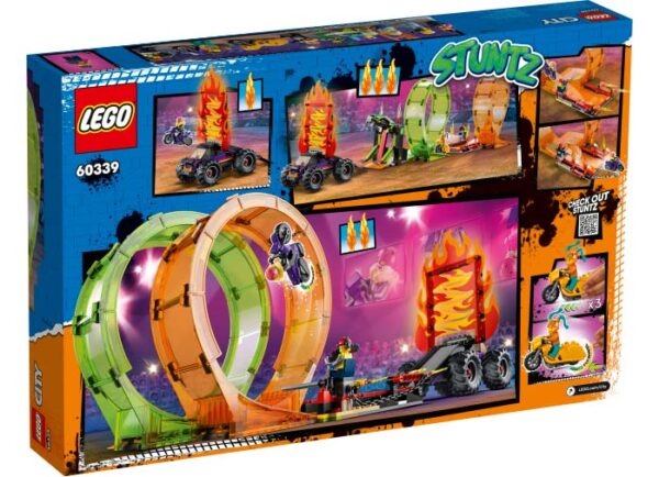 60339-lego-city-2 LEGO City - Arena cu bucla dubla 60339, 598 piese