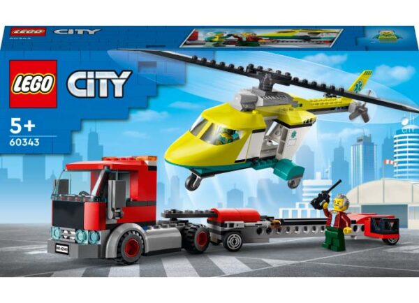 60343-lego-city-1 LEGO City - Elicopterul de salvare 60343, 215 piese