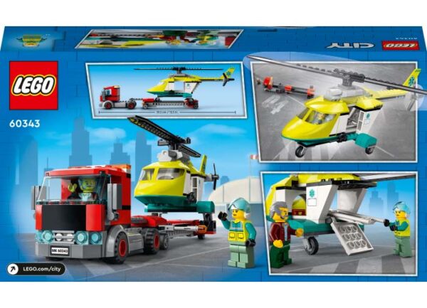 60343-lego-city-2 LEGO City - Elicopterul de salvare 60343, 215 piese