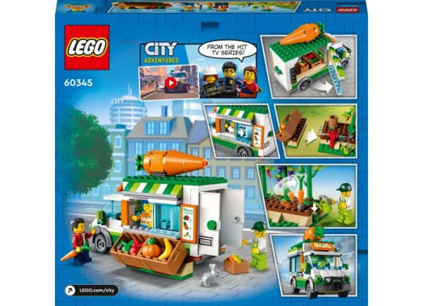 LEGO City - Furgoneta fermierului 60345, 310 piese