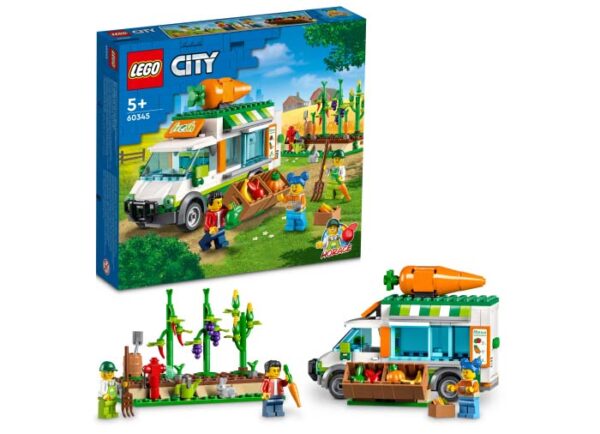 LEGO City - Furgoneta fermierului 60345, 310 piese