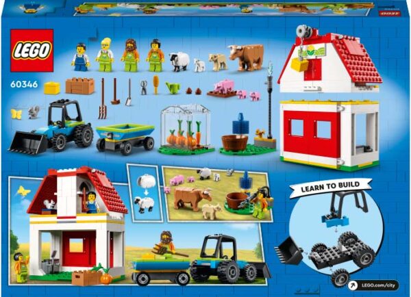 LEGO City - Hambar si animale de ferma 60346, 230 piese