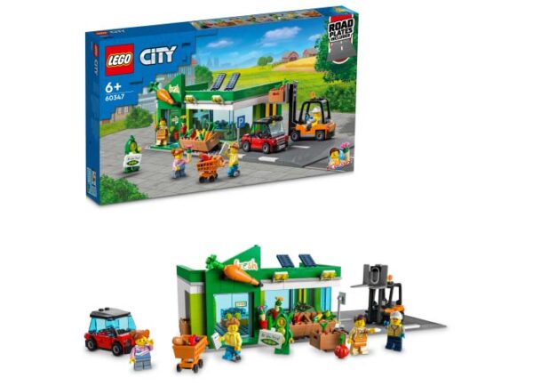 LEGO City - Magazin de alimente 60347, 404 piese