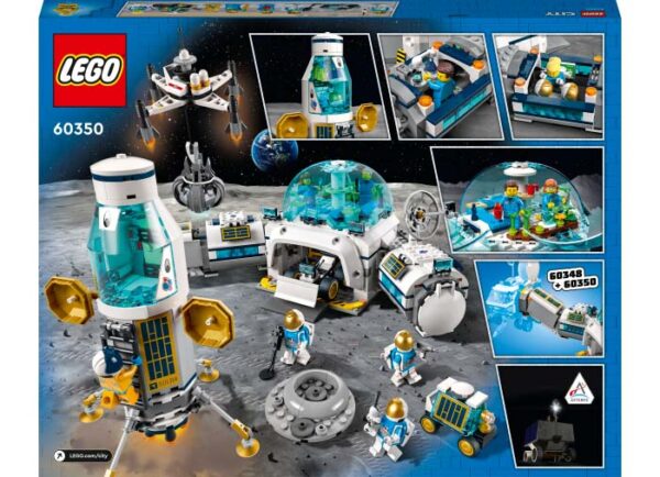 LEGO City - Baza stiintifica de pe luna 60350, 786 piese