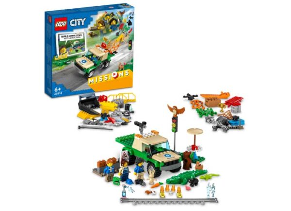 60353-lego-city LEGO City - Misiuni de salvare a animalelor salbatice 60353, 246 piese