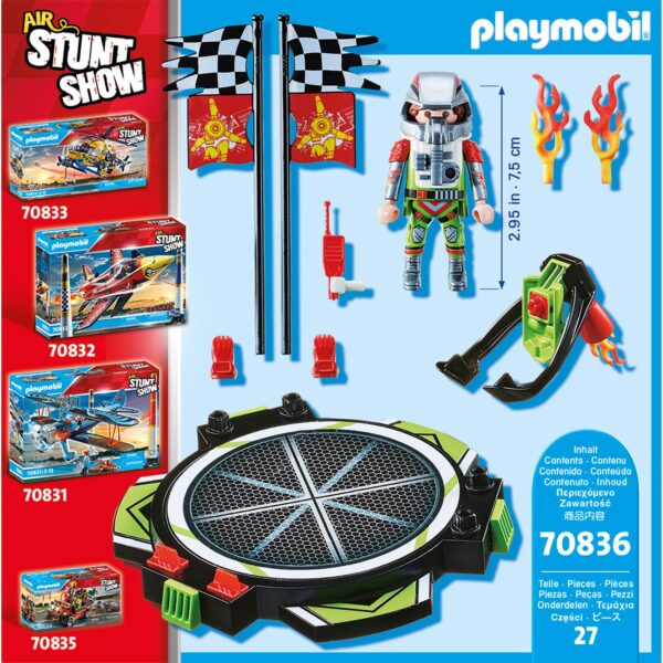 Playmobil - Stunt Show - Cascador Cu Jetpack - PM70836