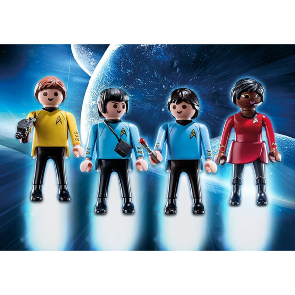 Playmobil - Set 4 Figurine De Colectie Star Trek - PM71155