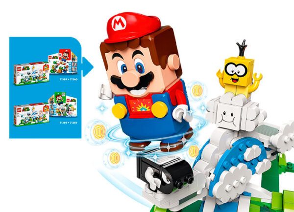 LEGO Super Mario - Lumea lui Lakitu 71389, 484 piese