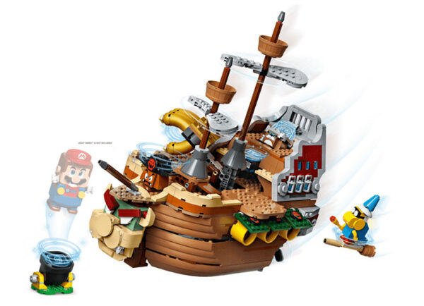 LEGO Super Mario - Set de Extindere Nava Aeriana a lui Bowser 71391, 1152 piese