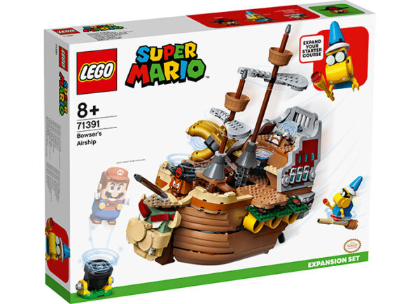 LEGO Super Mario - Set de Extindere Nava Aeriana a lui Bowser 71391, 1152 piese
