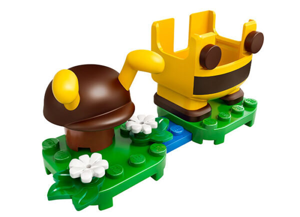 LEGO Super Mario - Costum de Puteri: Mario Albina 71393, 13 piese