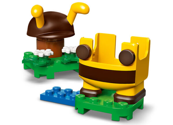 LEGO Super Mario - Costum de Puteri: Mario Albina 71393, 13 piese