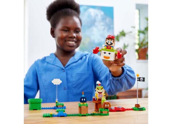 LEGO Super Mario - Set de extindere - Masina de clovni a lui Bowser Jr. 71396, 84 piese