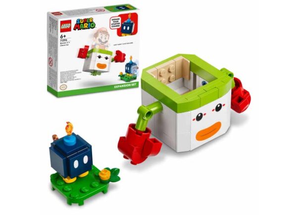 LEGO Super Mario - Set de extindere - Masina de clovni a lui Bowser Jr. 71396, 84 piese