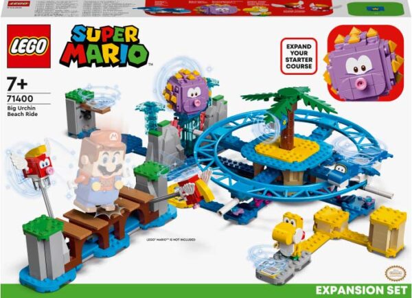 71400-lego-mario-1 LEGO Super Mario - Set de extindere - Distractie pe plajacu Big Urchin 71400, 536 piese