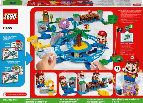 71400-lego-mario-2 LEGO Super Mario - Set de extindere - Distractie pe plajacu Big Urchin 71400, 536 piese