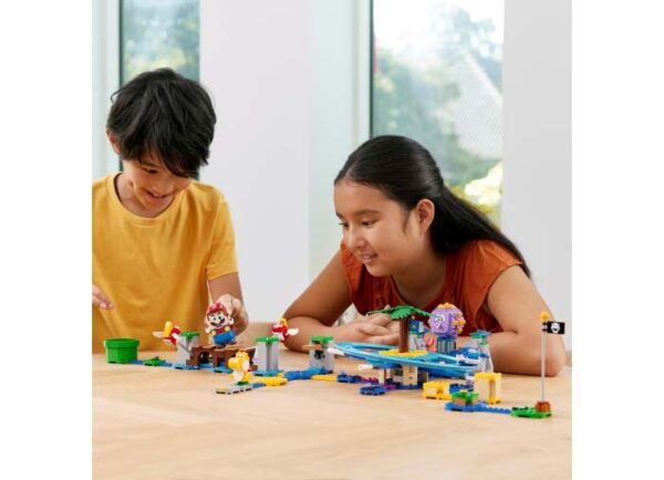 71400-lego-mario-4 LEGO Super Mario - Set de extindere - Distractie pe plajacu Big Urchin 71400, 536 piese