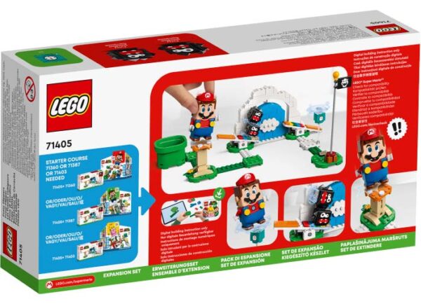 71405-lego-super-mario-2 LEGO Super Mario - Set de extindere - Fuzzy Flippers 71405, 154 piese