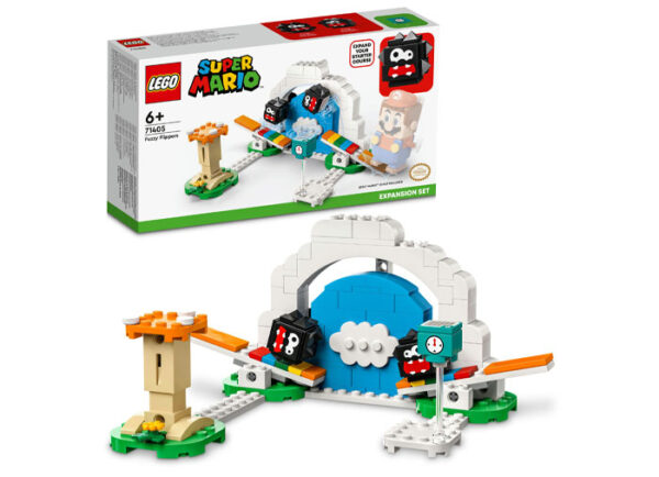 71405-lego-super-mario LEGO Super Mario - Set de extindere - Fuzzy Flippers 71405, 154 piese