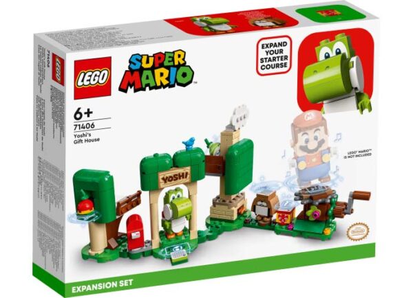 71406-lego-super-mario-1 LEGO Super Mario - Set de extindere - Casa cu cadouri a lui Yoshi 71406, 246 piese