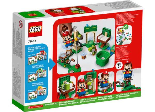 71406-lego-super-mario-2 LEGO Super Mario - Set de extindere - Casa cu cadouri a lui Yoshi 71406, 246 piese