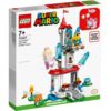 LEGO Super Mario - Set de extindere - Turnul inghetat si costum de pisica Peach 71407, 494 piese