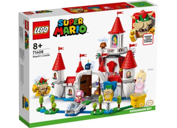 LEGO Super Mario - Set de extindere - Castelul lui Peach 71408, 1216 piese