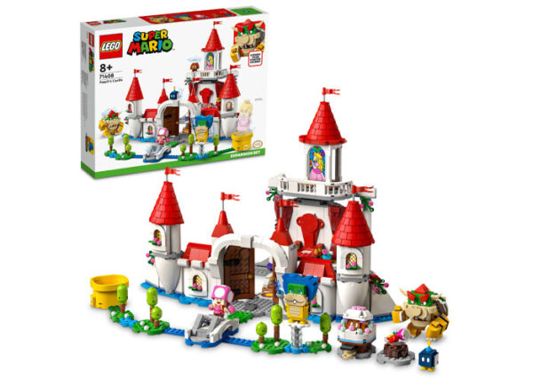 LEGO Super Mario - Set de extindere - Castelul lui Peach 71408, 1216 piese