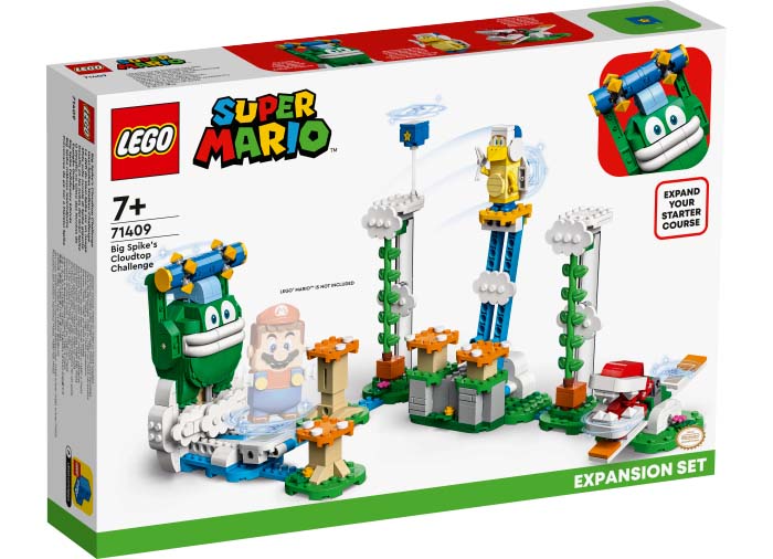 LEGO Super Mario - Set de extindere - Provocarea din nori a lui Big Spike 71409, 540 piese