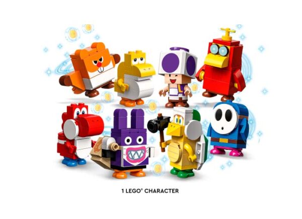 LEGO Super Mario - Pachete cu personaje - seria 5 71410, 47 piese