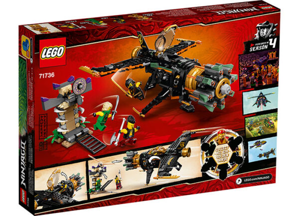 71736-LEGO-NINJAGO-2 LEGO Ninjago - Zdrobitorul de pietre 71736, 449 piese