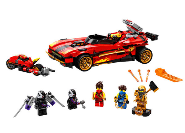 LEGO Ninjago - X-1 Ninja Charger 71737, 599 piese