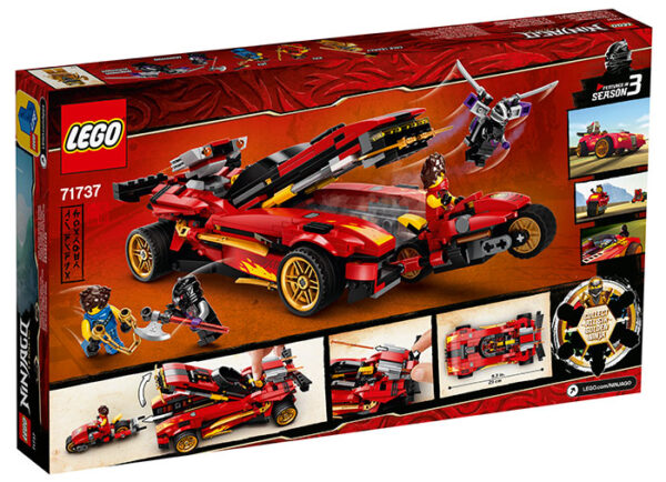 LEGO Ninjago - X-1 Ninja Charger 71737, 599 piese