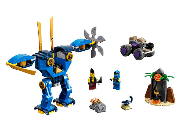 LEGO Ninjago - Electrobotul lui Jay 71740, 106 piese