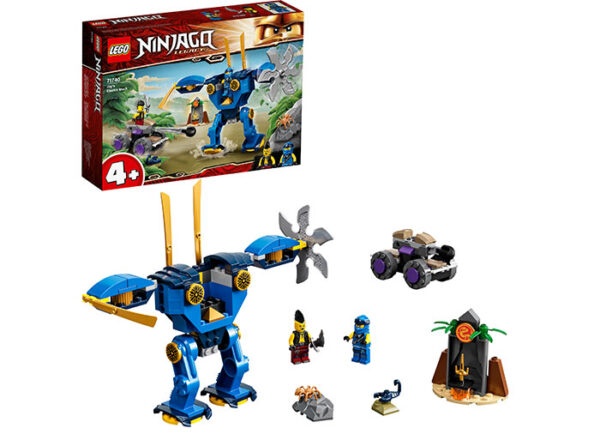 LEGO Ninjago - Electrobotul lui Jay 71740, 106 piese