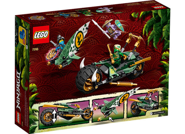71745-LEGO-NINJAGO-2 LEGO Ninjago - Motocicleta de jungla al lui Lloyd 71745, 183 piese