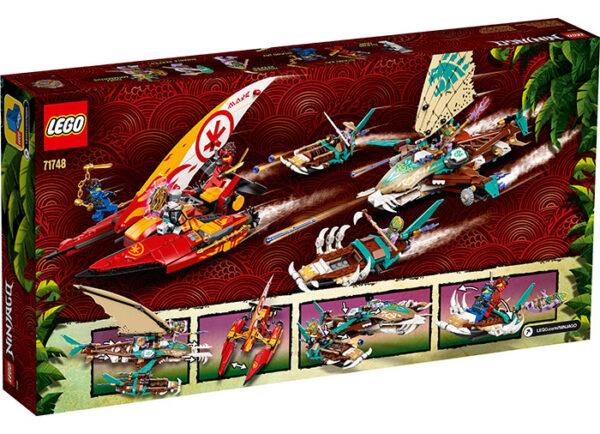 LEGO Ninjago - Batalia cu catamarane 71748, 780 piese