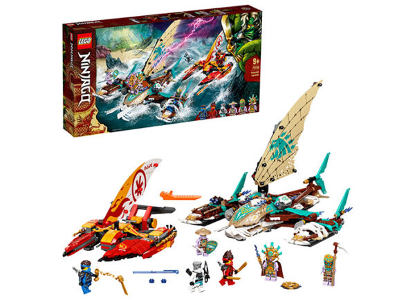 LEGO Ninjago - Batalia cu catamarane 71748, 780 piese