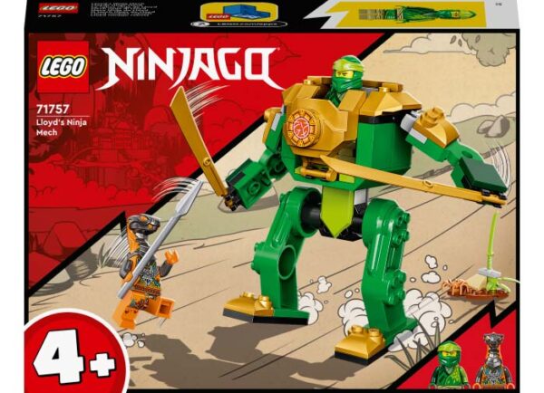 71757-lego-ninjago-1 LEGO Ninjago - Robotul Ninja al lui Lloyd 71757, 57 piese