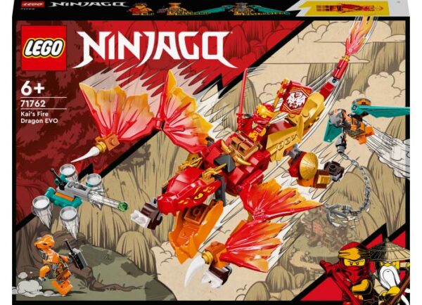 LEGO Ninjago - Dragonul de foc EVO al lui Kai 71762, 204 piese