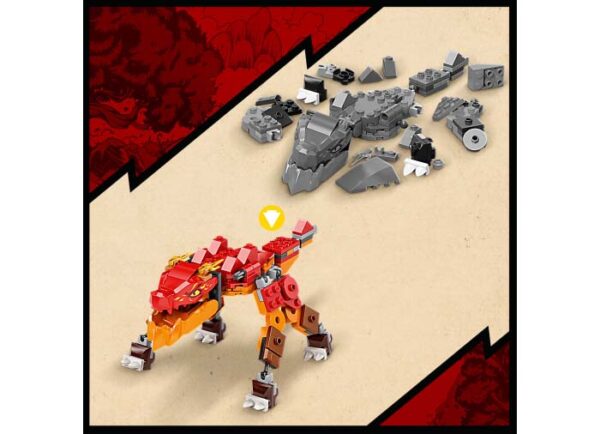 LEGO Ninjago - Dragonul de foc EVO al lui Kai 71762, 204 piese