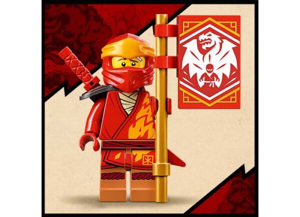 LEGO Ninjago - Dragonul de foc EVO al lui Kai 71762, 204 piese