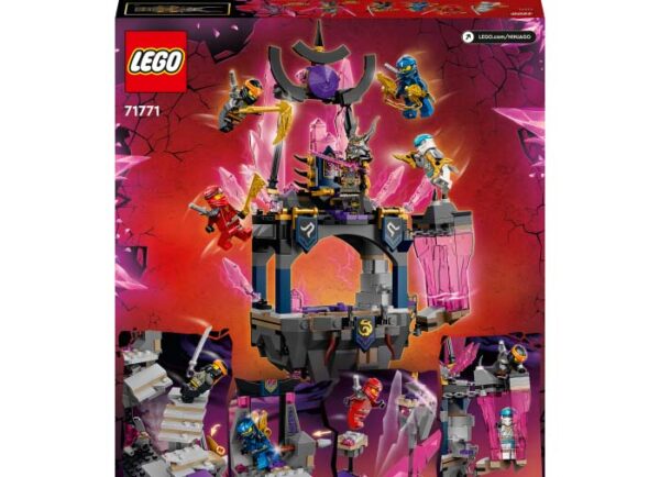 LEGO Ninjago - Templul Regelui de Cristal 71771, 703 piese