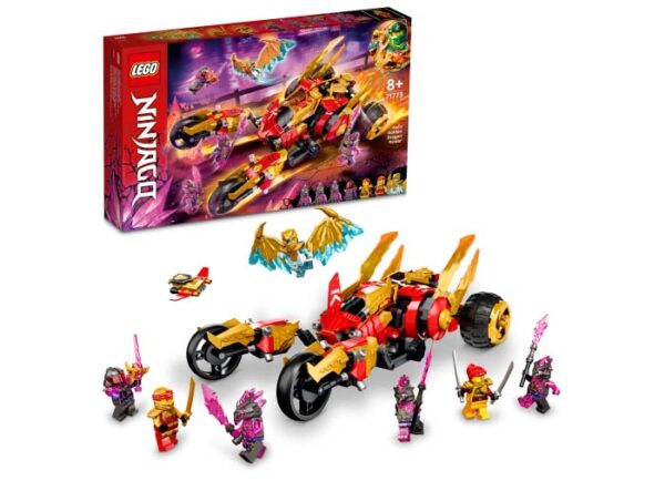 71773-lego-ninjago LEGO Ninjago - Vehiculul Dragon de Aur al lui Kai 71773, 624 piese
