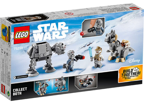 LEGO Star Wars - AT-AT vs. Tauntaun Microfighters 75298, 205 piese