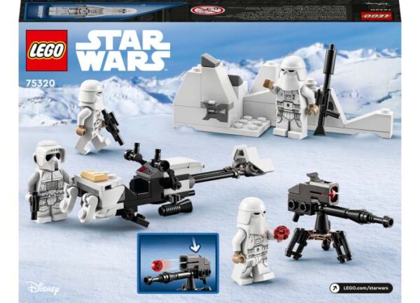 LEGO Star Wars - Pachet de lupta Snowtrooper 75320, 105 piese