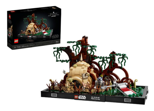 LEGO Star Wars - Diorama Antrenamentul Jedi de pe Dagobah 75330, 1000 piese
