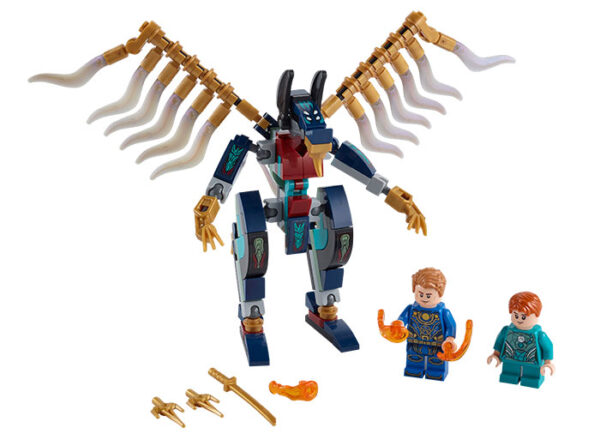 LEGO Marvel Super Heroes - Asaltul Aerian Eternals 76145, 133 piese