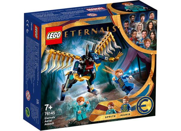 LEGO Marvel Super Heroes - Asaltul Aerian Eternals 76145, 133 piese