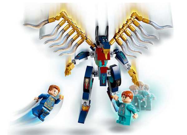 LEGO Marvel Super Heroes - Asaltul Aerian Eternals 76145, 133 piese